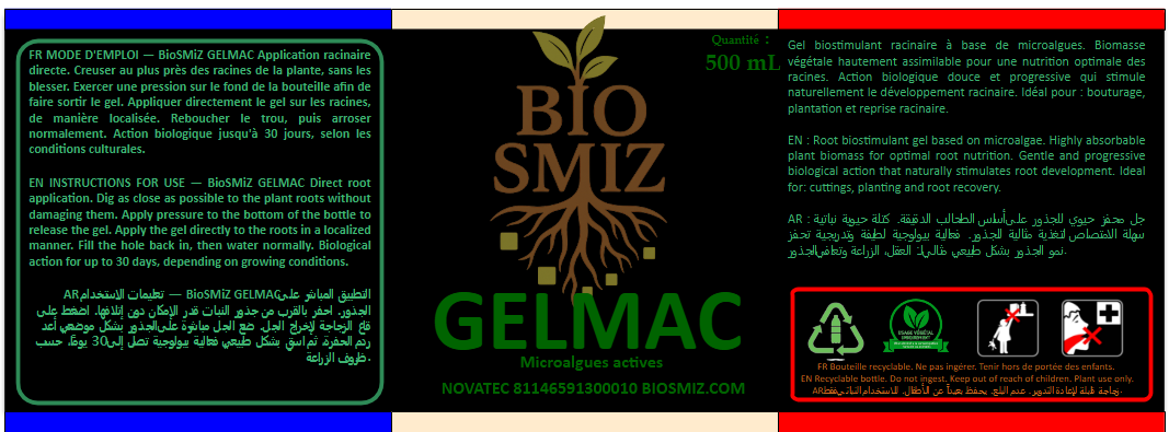 GELMAC 5x1Kg Sachet souple Usage professionnel